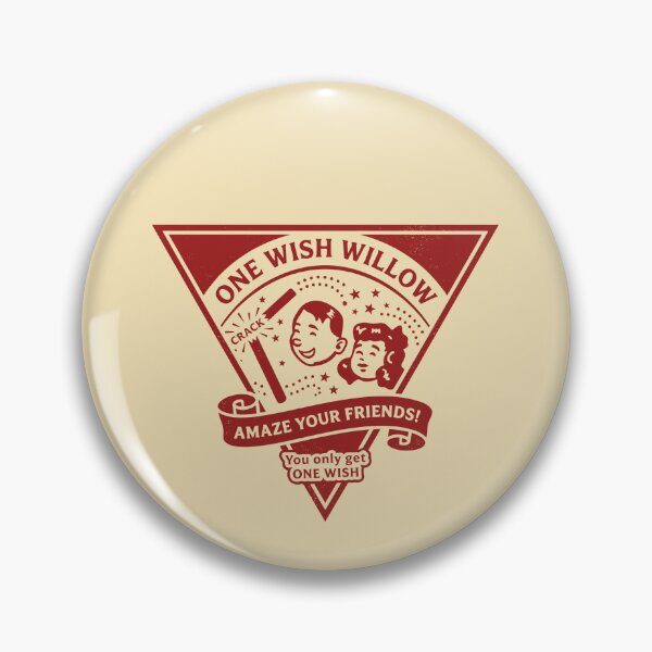 Item preview, Retro One Wish Willow Triangle Emblem designed and sold by Cine Store Merch.