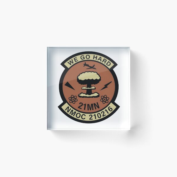 Item preview, NMOC 210216 "We Go Hard" Tactical Intelligence Emblem designed and sold by CharlieDesings.