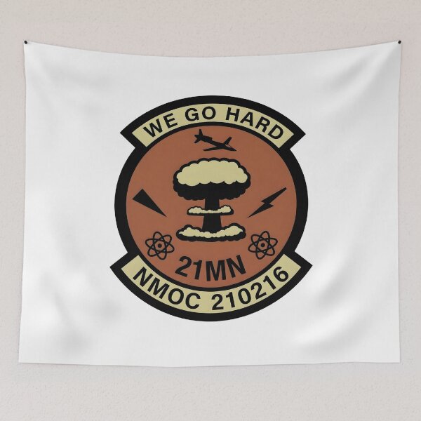Item preview, NMOC 210216 "We Go Hard" Tactical Intelligence Emblem designed and sold by CharlieDesings.