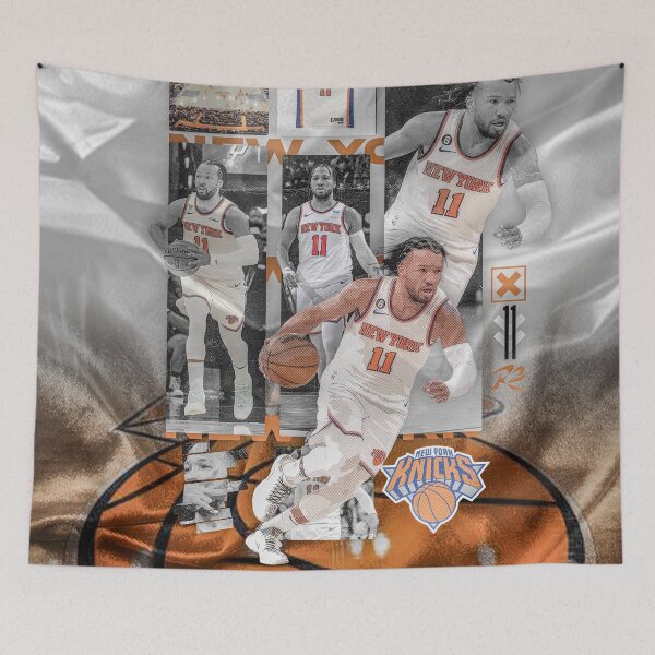 Item preview, Jalen Brunson - Captain Clutch Knicks Championship Graphic Art designed and sold by Shopunte.