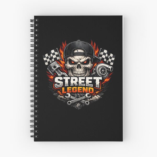 Item preview, Street Legend Skull Racing Turbo Hot Rod Graphic Design designed and sold by ArcadiaSilence.