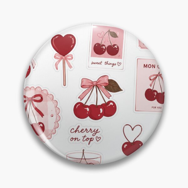 Item preview, Cherry Girly Printable Sticker Sheet – A4 Digital Download designed and sold by Skymello.