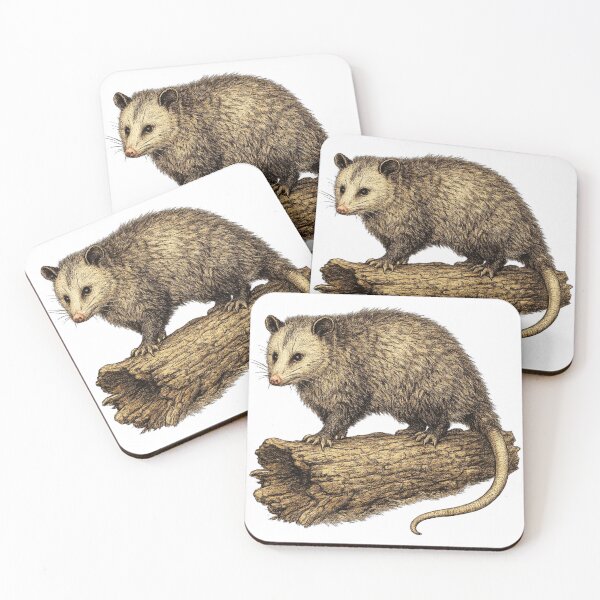 Item preview, Virginia Opossum Museum Plate designed and sold by KrungiT Design .