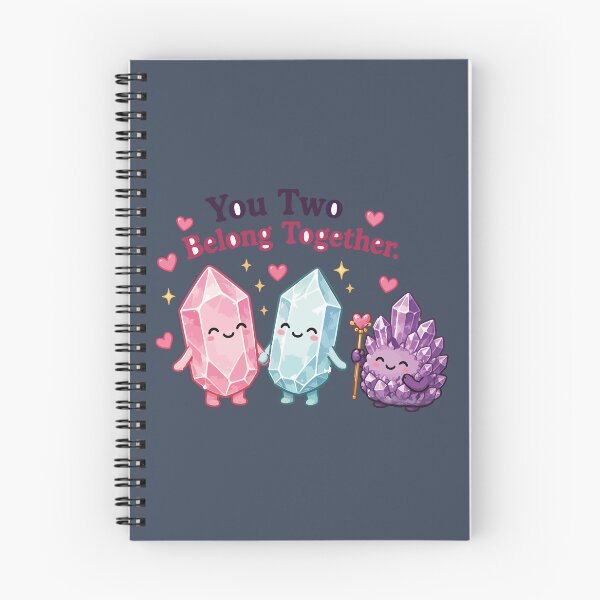 Item preview, You Two Belong Together Cute Crystal Couple designed and sold by SimplePoDesign.