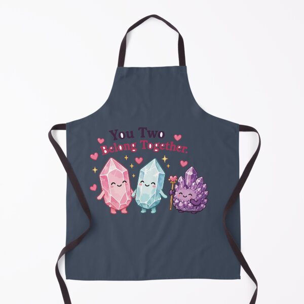 Item preview, You Two Belong Together Cute Crystal Couple designed and sold by SimplePoDesign.