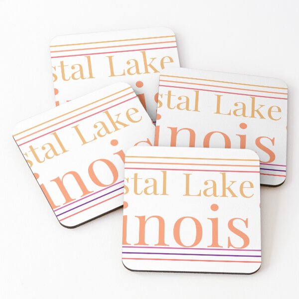 Item preview, Crystal Lake Illinois City Marked On Map designed and sold by TheIconSmith.