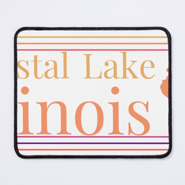 Item preview, Crystal Lake Illinois City Marked On Map designed and sold by TheIconSmith.
