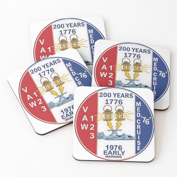 Item preview, VAW-123 1976 Mediterranean Cruise Bicentennial Patch designed and sold by CharlieDesings.