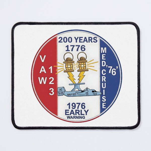 Item preview, VAW-123 1976 Mediterranean Cruise Bicentennial Patch designed and sold by CharlieDesings.