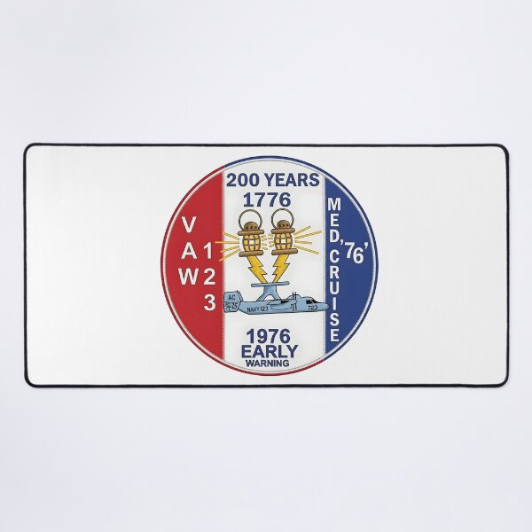 Item preview, VAW-123 1976 Mediterranean Cruise Bicentennial Patch designed and sold by CharlieDesings.