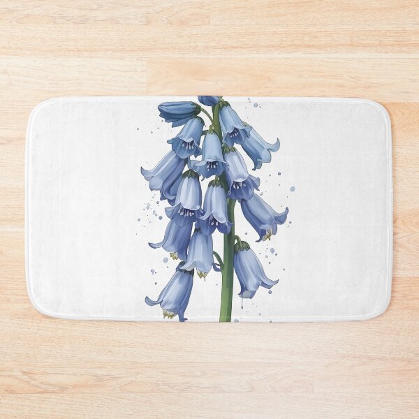 Item preview, Bluebell Flower Watercolor Painting designed and sold by RawNaturePrints.
