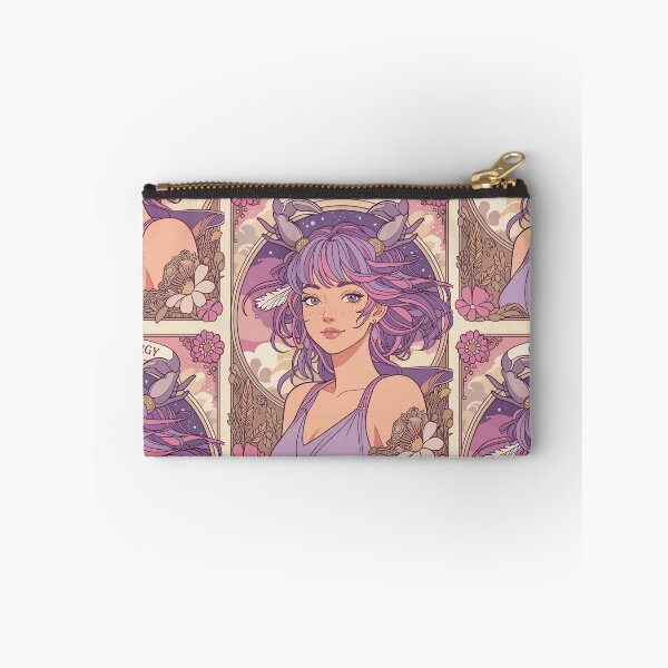 Item preview, Cancer Zodiac Goddess Anime Art | Cancer Energy Celestial Astrology Illustration | Pastel Horoscope Fantasy Girl | Art Nouveau Zodiac Wall Art | Cancer Birthday Gift designed and sold by RSDigitalPrintDesign.