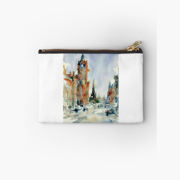 Item preview, Edinburgh Princes Street Watercolor Painting designed and sold by caracatita75.