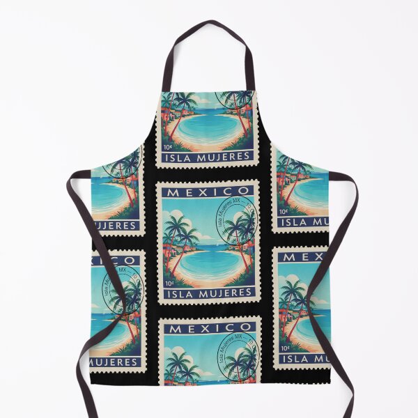 Item preview, Isla Mujeres Mexico Caribbean Postage Stamp Travel Sticker designed and sold by stickercuffs.