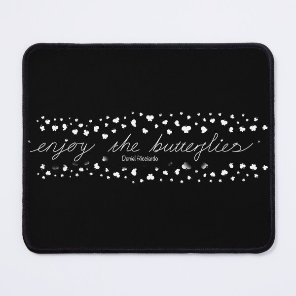 Item preview, Daniel Ricciardo Butterflies Quote designed and sold by DrivenDynamic.