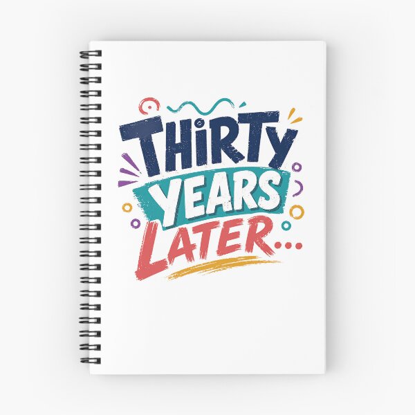 Item preview, Thirty Years Later 30th Birthday Thirtieth Anniversary Milestone Celebration designed and sold by SkeletonsDanger.