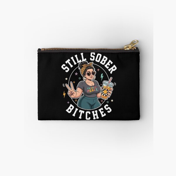 Item preview, Still Sober Bitches Messy Bun Drinking Coffee  designed and sold by mareix.