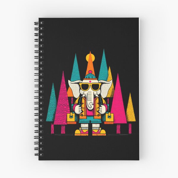 Item preview, Cool Streetwear Elephant Hiker Forest Pop Art designed and sold by PANNARUK THAILAND.