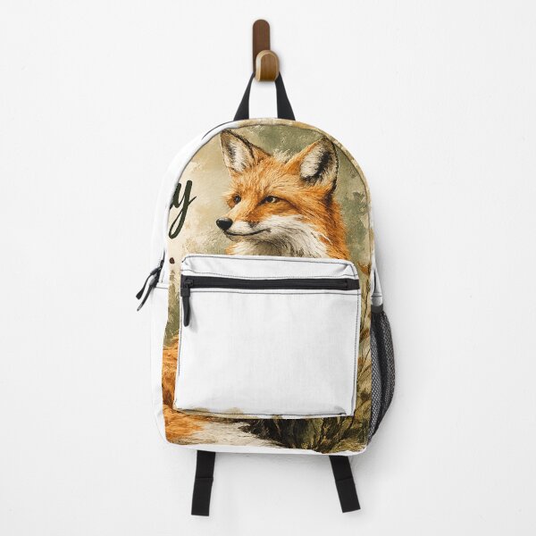 Item preview, Selectively Social | Fox Watercolor Aesthetic Sticker designed and sold by Genzfirevibes.