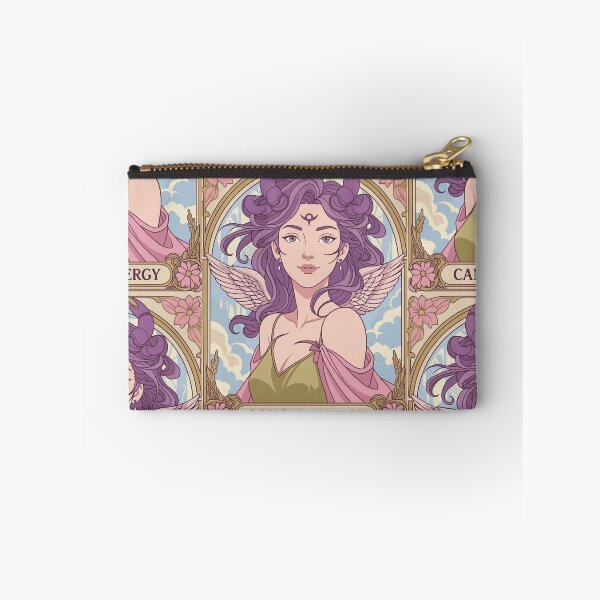 Item preview, Cancer Zodiac Goddess Anime Art | Cancer Energy Celestial Astrology Illustration | Pastel Horoscope Fantasy Girl | Art Nouveau Zodiac Wall Art | Cancer Birthday Gift designed and sold by RSDigitalPrintDesign.