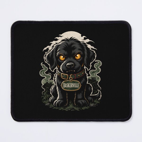 Item preview, Sherlock Holmes Baskerville Hound Cute Puppy Halloween Art designed and sold by Fenay Designs.