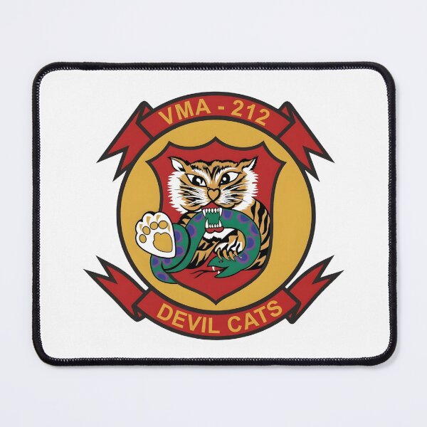 Item preview, VMA-212 "Devil Cats" Marine Attack Squadron Emblem designed and sold by CharlieDesings.
