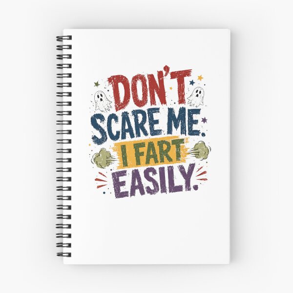 Item preview, Don't Scare Me I Fart Easily Funny Humor Joke Halloween Gag designed and sold by SkeletonsDanger.