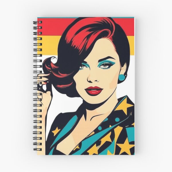 Item preview, Art - Pop Art, Stylized Female Portrait of the 1960s designed and sold by Beat-It.