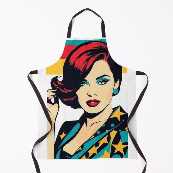 Item preview, Art - Pop Art, Stylized Female Portrait of the 1960s designed and sold by Beat-It.