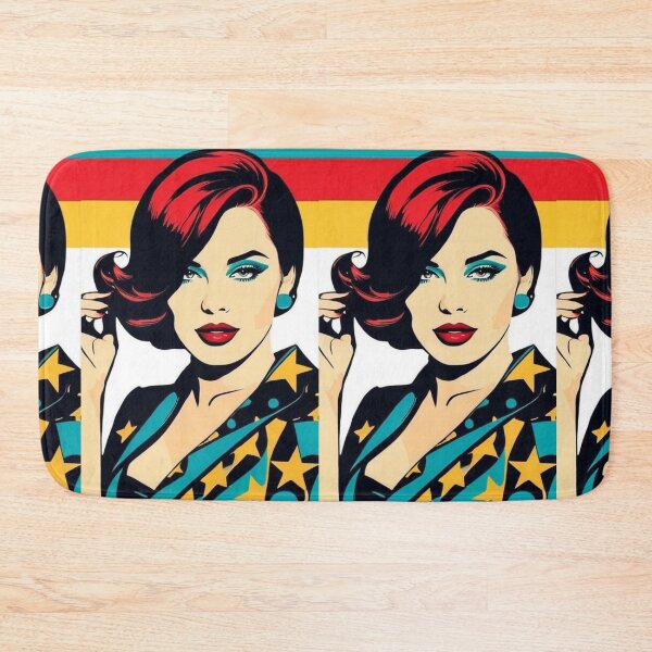 Item preview, Art - Pop Art, Stylized Female Portrait of the 1960s designed and sold by Beat-It.