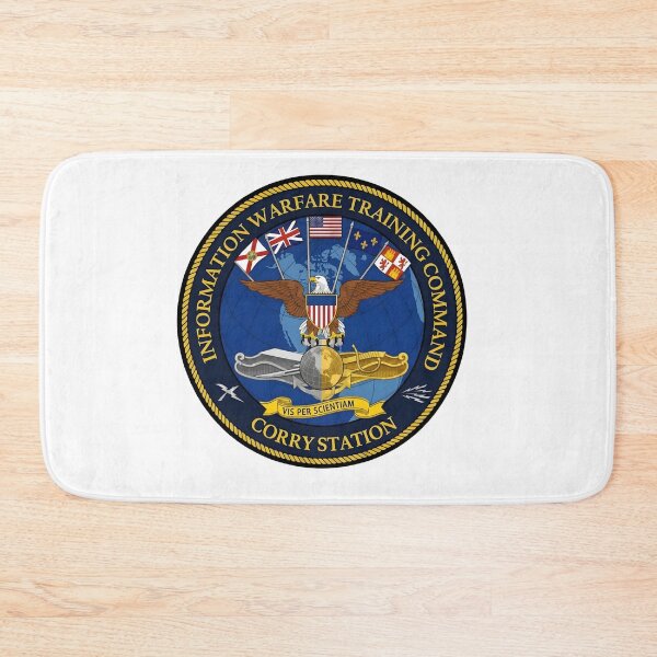 Item preview, Information Warfare Training Command Corry Station Emblem designed and sold by CharlieDesings.
