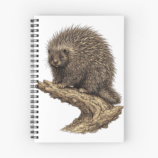 Item preview, North American Porcupine Vintage Plate designed and sold by KrungiT Design .