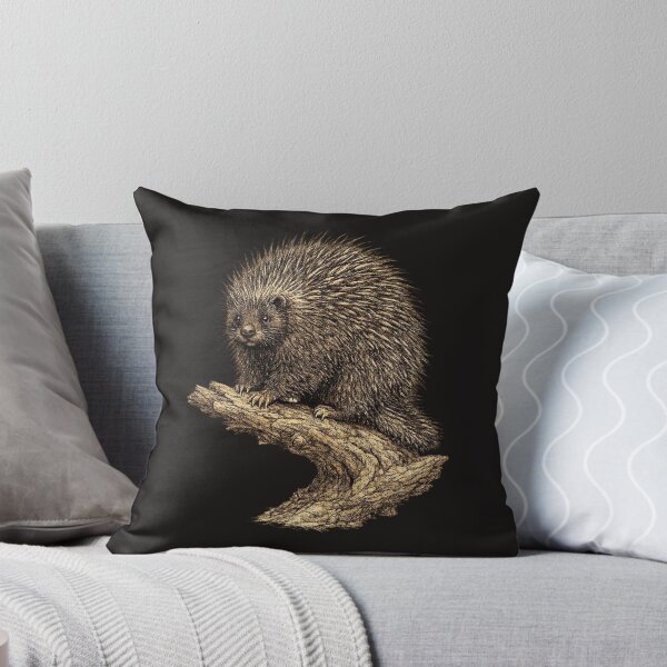 Item preview, North American Porcupine Vintage Plate designed and sold by KrungiT Design .