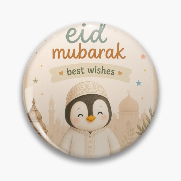 Item preview, Eid Mubarak Plushie Penguin designed and sold by Naim Choudhury.