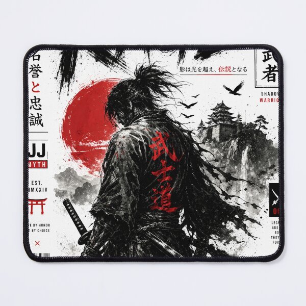 Item preview, Kage Shadow Warrior Japanese Streetwear Design designed and sold by RandomArtsByJo.