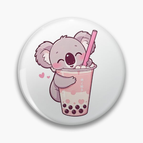 Item preview, Anime Koala Hugging Giant Boba Tea designed and sold by Thread&Fable.