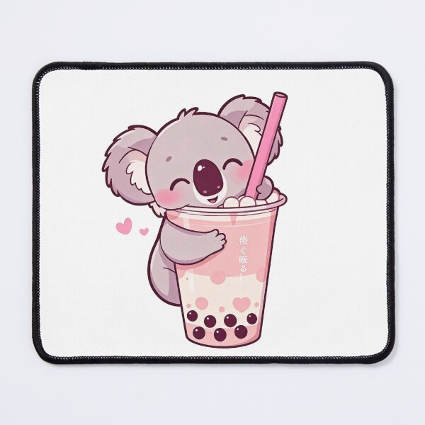 Item preview, Anime Koala Hugging Giant Boba Tea designed and sold by Thread&Fable.
