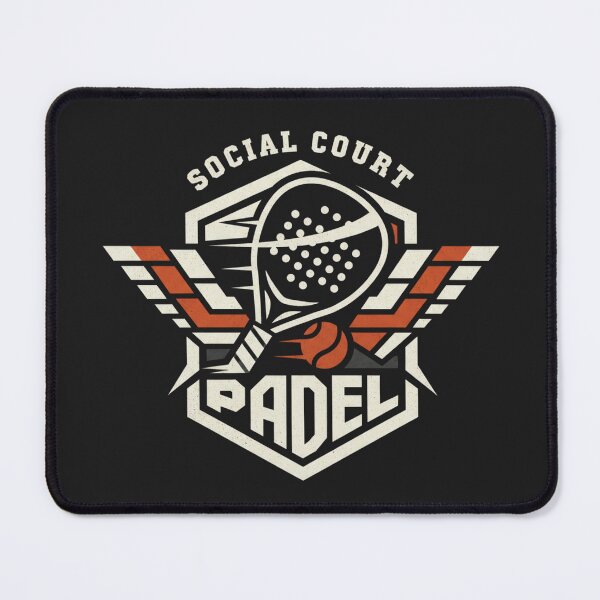 Item preview, Padel Player Shirt Social Court Emblem designed and sold by Hanno0.