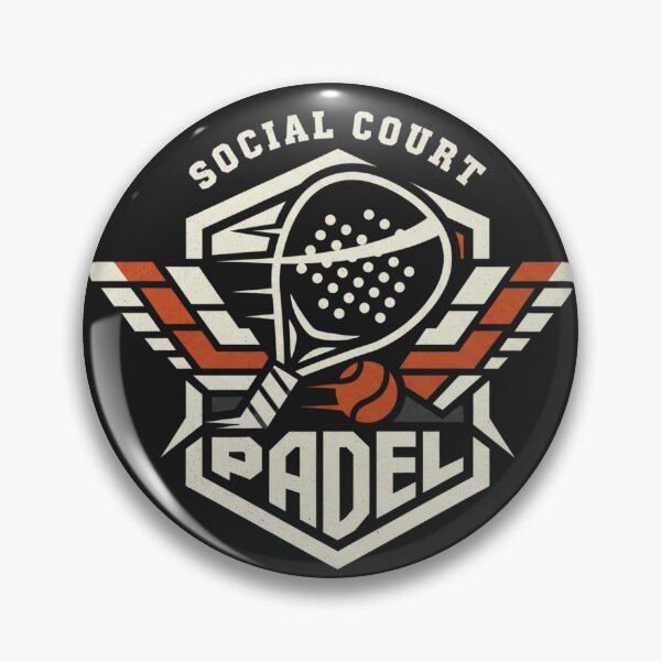 Item preview, Padel Player Shirt Social Court Emblem designed and sold by Hanno0.