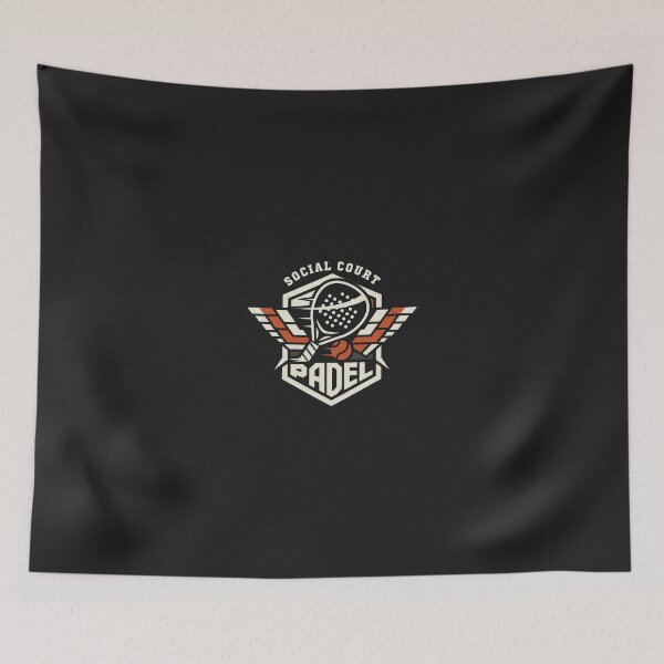 Item preview, Padel Player Shirt Social Court Emblem designed and sold by Hanno0.