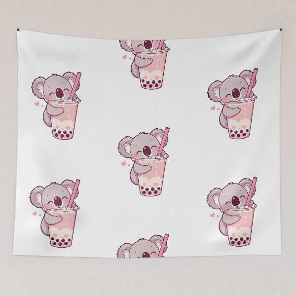Item preview, Anime Koala Hugging Giant Boba Tea designed and sold by Thread&Fable.