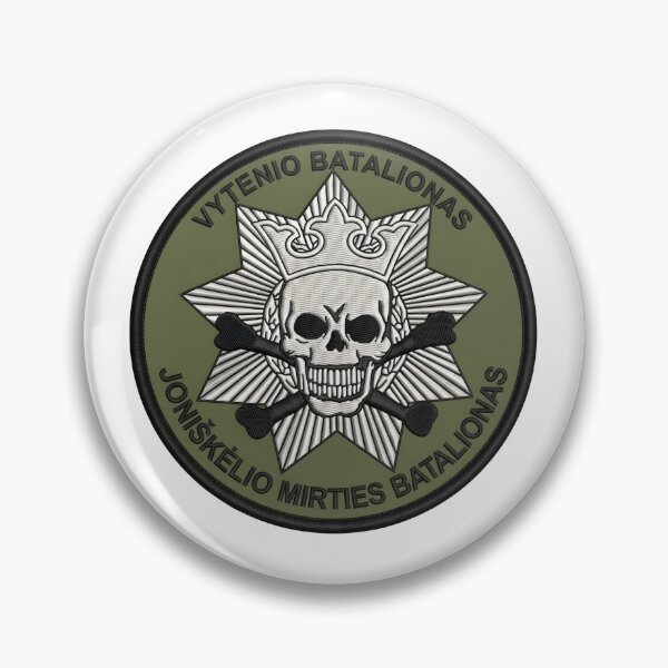 Item preview, Lithuanian Joniškėlis Death Battalion Vytenis Insignia designed and sold by CharlieDesings.