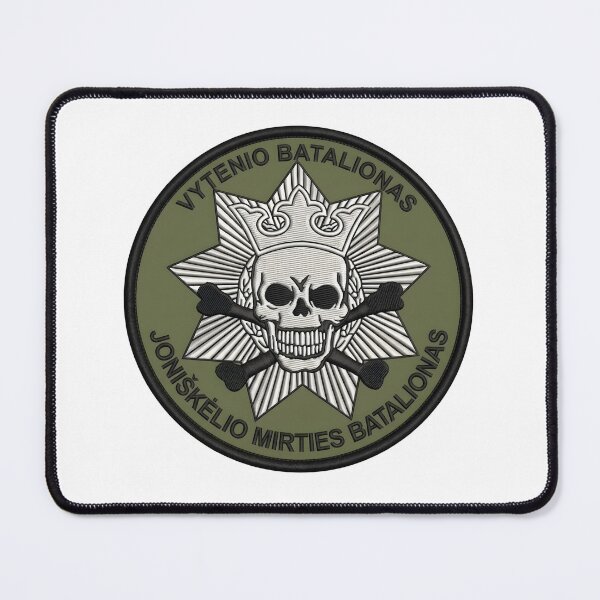 Item preview, Lithuanian Joniškėlis Death Battalion Vytenis Insignia designed and sold by CharlieDesings.