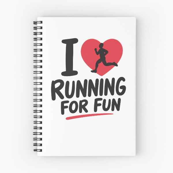 Item preview, I Love Running For Fun Marathon Runner Fitness Sport designed and sold by SkeletonsDanger.