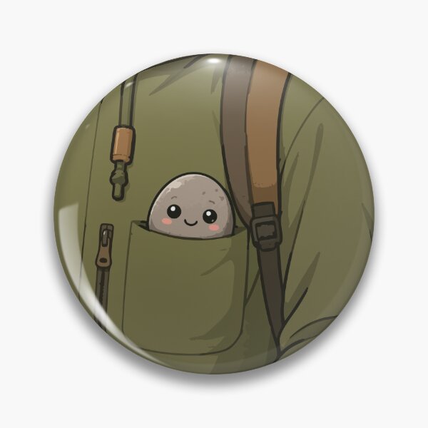Item preview, Cute Pocket Rock Sticker for Rock Collectors & Geology Lovers designed and sold by SimplePoDesign.