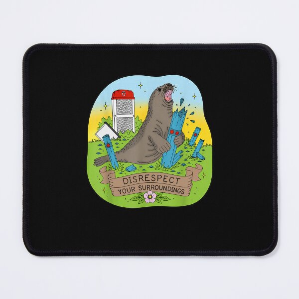 Item preview, Neil The Seal Disrespect Your Surroundings Australian Sea Lion Meme designed and sold by ajifujpost.