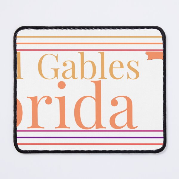 Item preview, Coral Gables Florida City Marked On Map designed and sold by TheIconSmith.