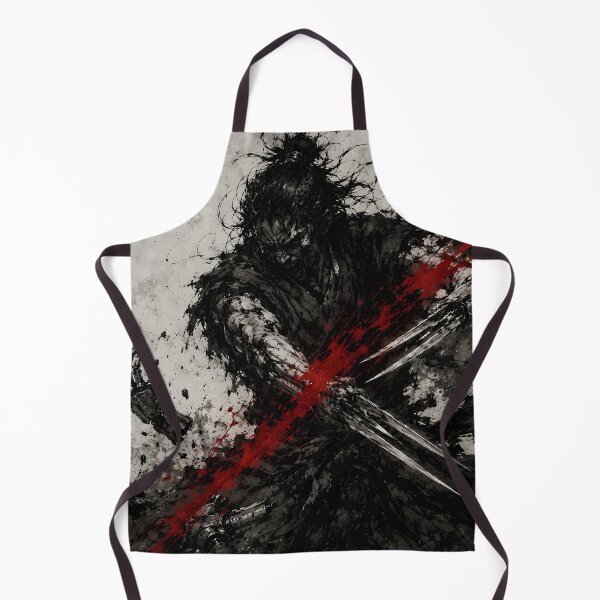 Item preview, Blade Arm Ronin Blood Ink Splash Illustration designed and sold by MouradStudio.