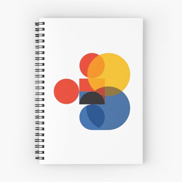 Item preview, Bauhaus Overlapping Geometric Abstract Shapes Art designed and sold by ByKayaPrints.