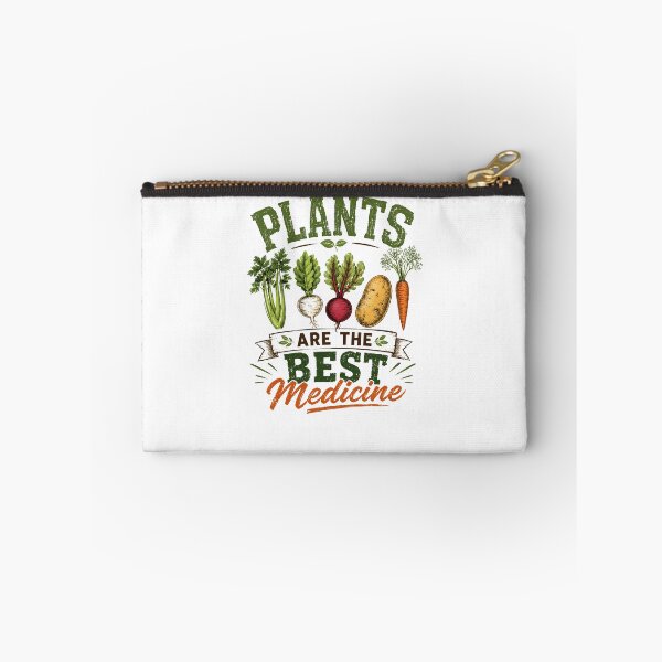 Item preview, Plants Are The Best Medicine Gardening Healthy Lifestyle Plant Lover Vegan Vegetarian designed and sold by SkeletonsDanger.